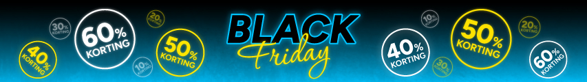 Black Friday korting Black Friday korting