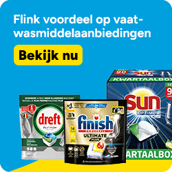 Tot 60% korting op vaatwasmiddelaanbiedingen Tot 60% korting op vaatwasmiddelaanbiedingen