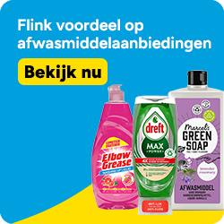Tot 60% korting op afwasmiddelaanbiedingen Tot 60% korting op afwasmiddelaanbiedingen