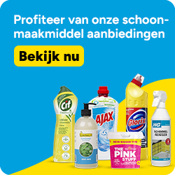 Schoonmaakmiddelen aanbieding Schoonmaakmiddelen aanbieding