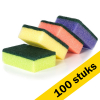 Aanbieding: 10x Schuurspons 10 stuks (123schoon huismerk)