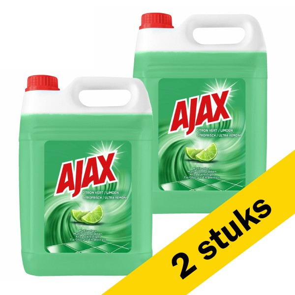 Ajax Aanbieding: 2x Ajax allesreiniger limoen (5 liter)  SAJ00043 - 1