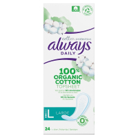 Always Dailies Cotton Protection Inlegkruisjes Large (24 stuks)  SAL01034