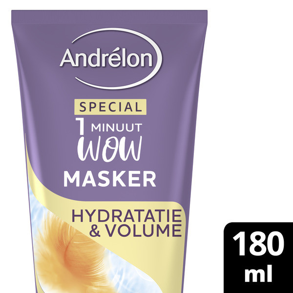 Andrelon 1-Minuut Haarmasker Hydrate & Volume (180 ml)  SAN00353 - 2