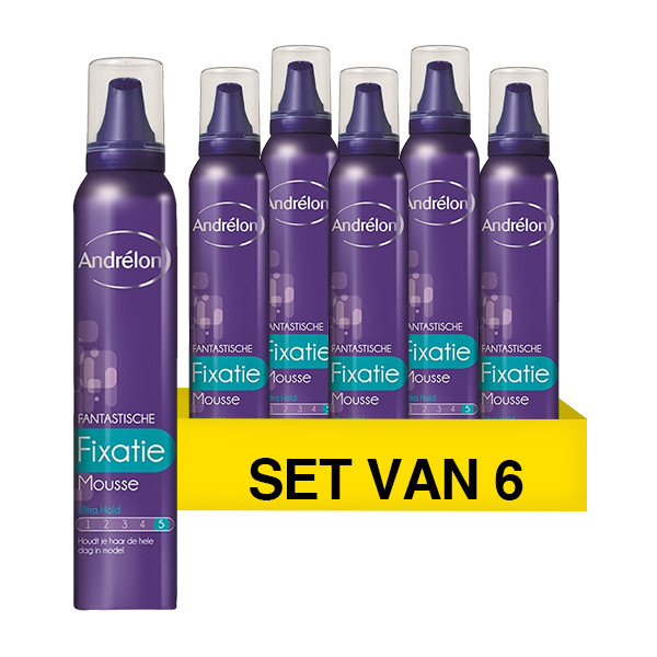 Andrelon Aanbieding: Andrélon Fantastische Fixatie mousse (6x 200 ml)  SAN00323 - 1