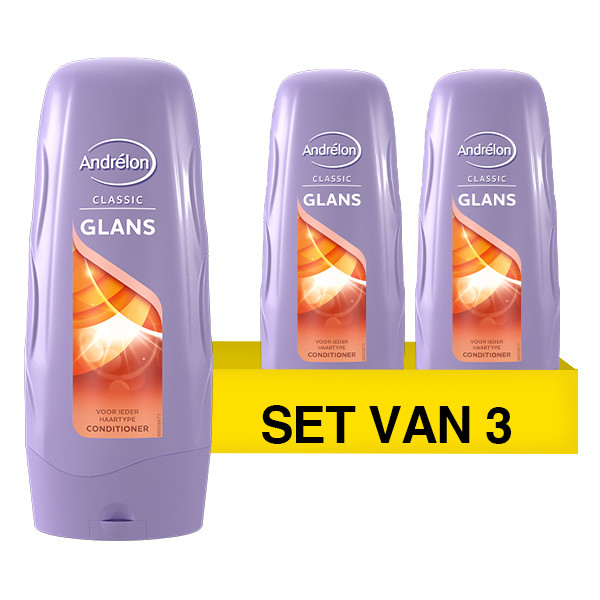 Andrelon Aanbieding: Andrélon Glans conditioner (3 flessen - 300 ml)  SAN00152 - 1