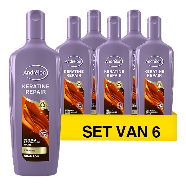 Andrelon Aanbieding: Andrélon Keratine repair shampoo (6x 300 ml)  SAN00339 - 1