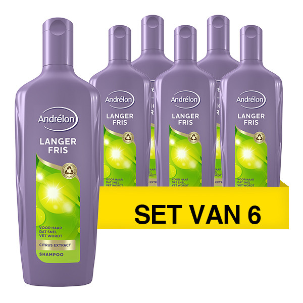 Andrelon Aanbieding: Andrélon Langer Fris shampoo (6x 300 ml)  SAN00345 - 1