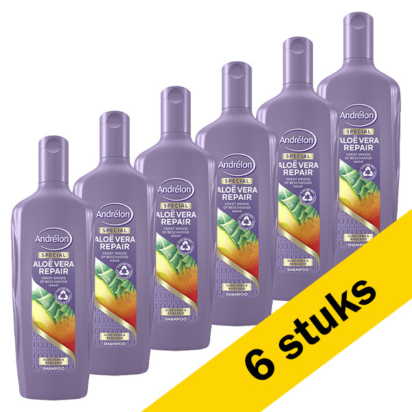 Andrelon Aanbieding: Andrélon shampoo Aloë Vera Repair (6x 300 ml)  SAN00348 - 1