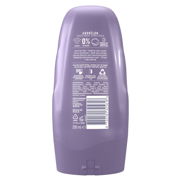 Andrelon Andrélon Kokos Boost Conditioner (250 ml)  SAN00367 - 3