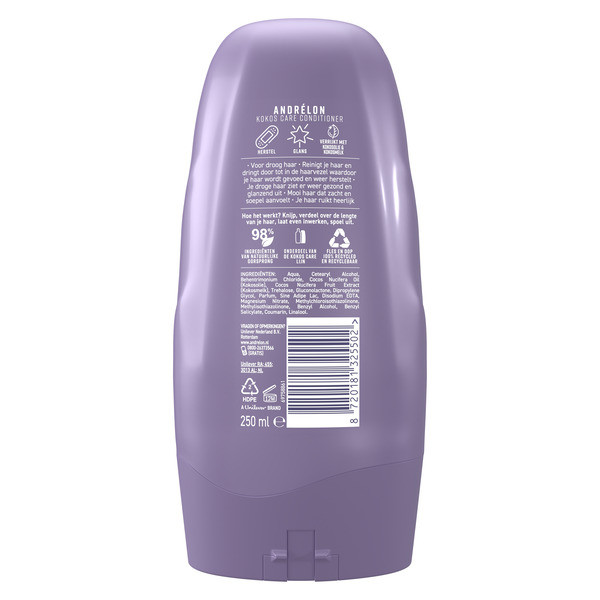 Andrelon Andrélon Kokos Care Conditioner  (250 ml)  SAN00387 - 3