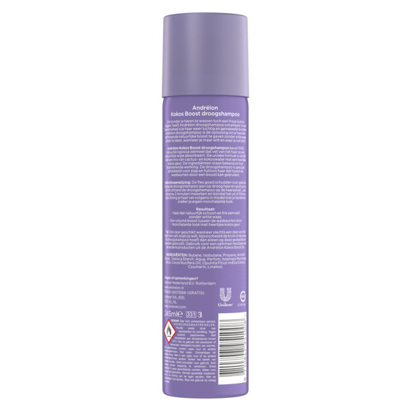 Andrelon Andrélon Special Kokos Boost Droogshampoo (245 ml)  SAN00429 - 3