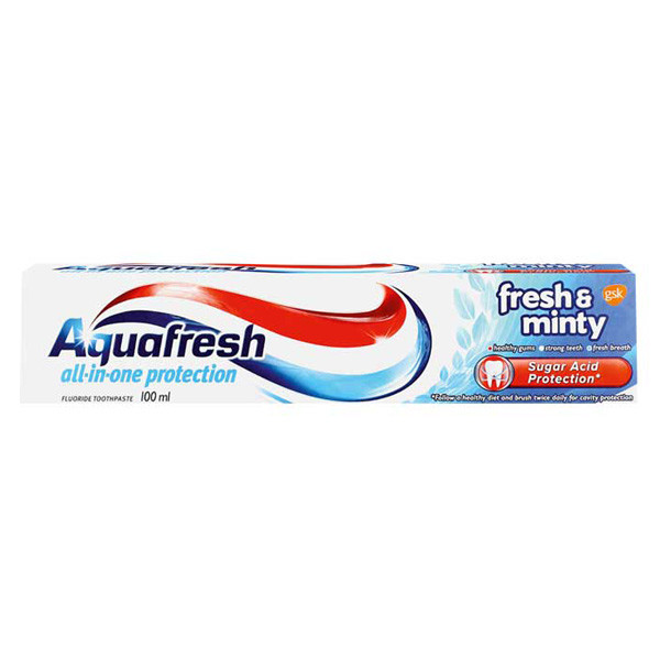 Aquafresh & Minty tandpasta Aquafresh 123schoon.nl