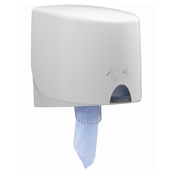 Aquarius Centerfeed Rol Poetsdoek Dispenser 7017 – Wit  SAQ01017 - 2