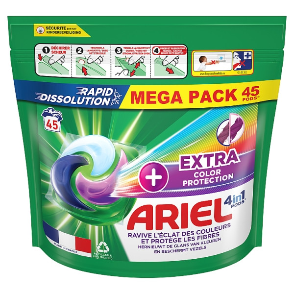 Ariel 4 In 1 Pods Extra Fiber Protection (45 wasbeurten)  SAR05394 - 1