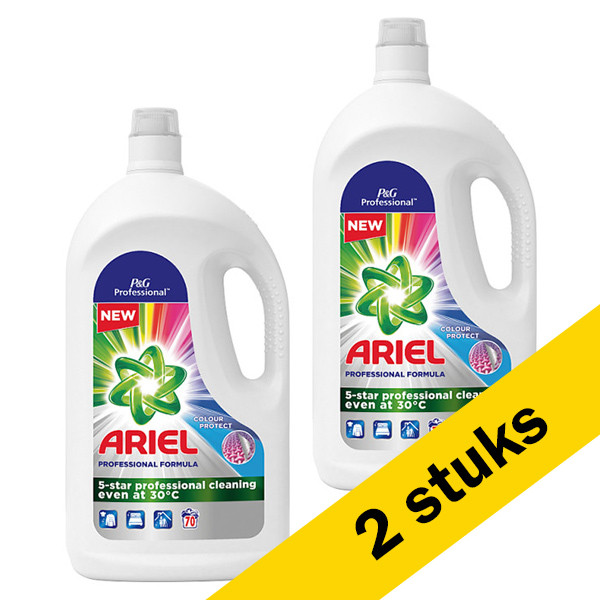 huiselijk Duiker parallel Aanbieding: 2x Ariel wasmiddel vloeibaar Color 3,85 liter (70 wasbeurten)  Ariel 123schoon.nl