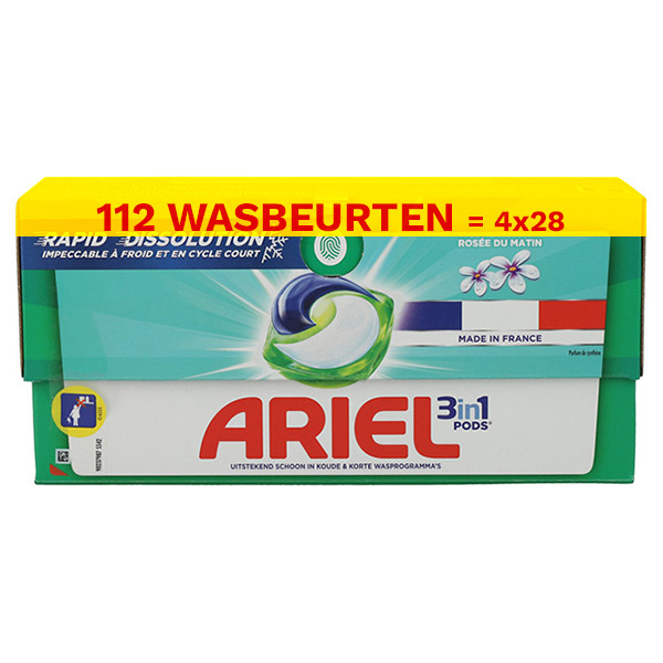 Ariel Aanbieding: Ariel 3 in 1 pods Morning Dew (4 dozen - 112 wasbeurten)  SAR05337 - 1