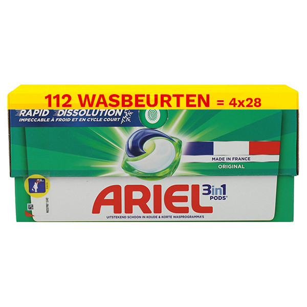 Ariel Aanbieding: Ariel 3 in 1 pods Original (4 dozen - 112 wasbeurten)  SAR05339 - 1