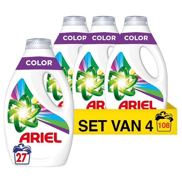 Ariel Aanbieding: Ariel Vloeibaar Wasmiddel Color 4860 ml (4 flessen - 108 wasbeurten)  SAR05293 - 1