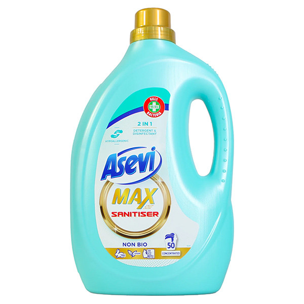 Asevi Vloeibaar Wasmiddel Max Sanitiser 2500 ml (50 wasbeurten)  SAE00067 - 1