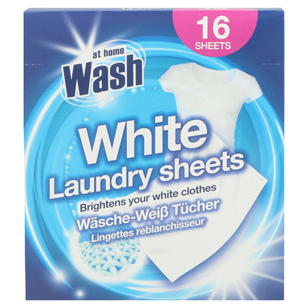 At Home Laundry Sheets White (16 stuks)  SAT00072 - 1