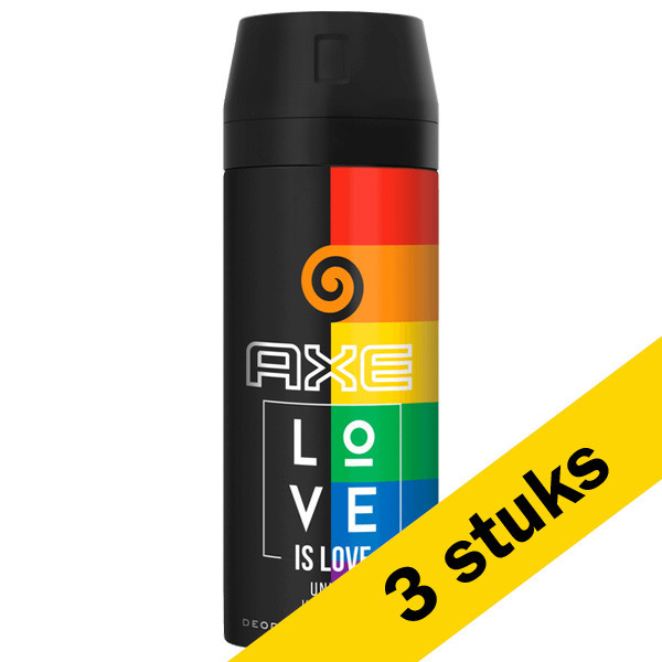 Axe Aanbieding: 3x Axe Unite Pride deodorant - body spray (150 ml)  SAX00148 - 1