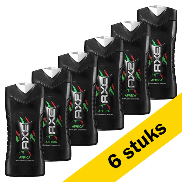 Axe Aanbieding: Axe Africa Douchegel (6 flessen - 250 ml)  SAX00159 - 1