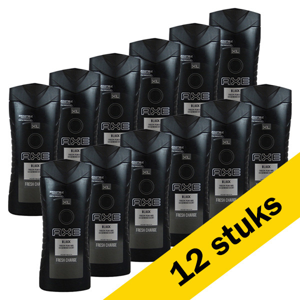 Axe Aanbieding: Axe Black Douchegel (12 flessen - 400 ml)  SAX00176 - 1