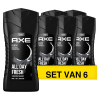 Aanbieding: Axe Black Douchegel (6 flessen - 250 ml)