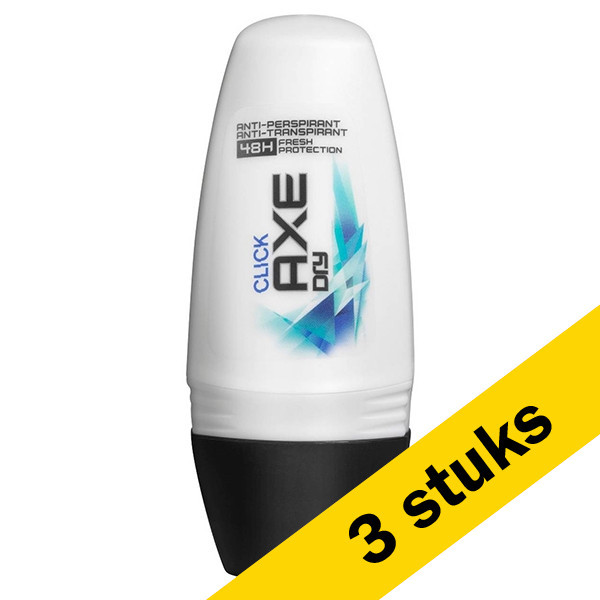 Axe Aanbieding: Axe Click Dry deoroller (3x 50 ml)  SAX00089 - 1