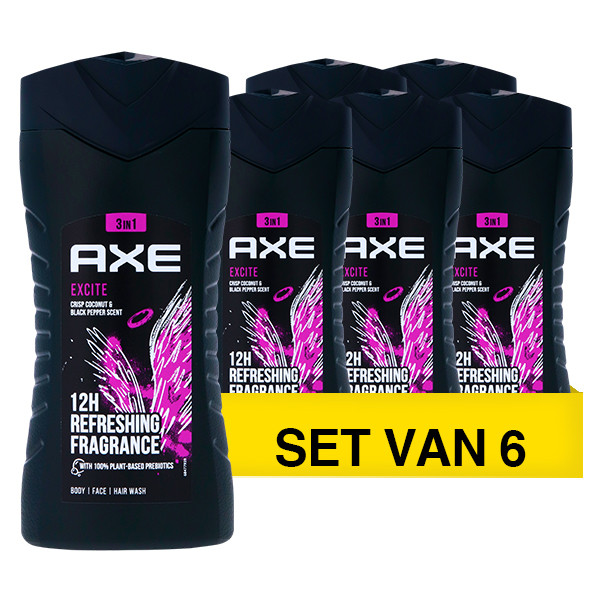 Axe Aanbieding: Axe Excite douchegel (6x 250 ml)  SAX00166 - 1