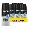 Aanbieding: Axe Ice Chill  deodorant - body spray (6x 150 ml)