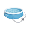 Bestway opblaasbaar zwembad Fast Set inclusief filterpomp Ø244cm ↨66cm