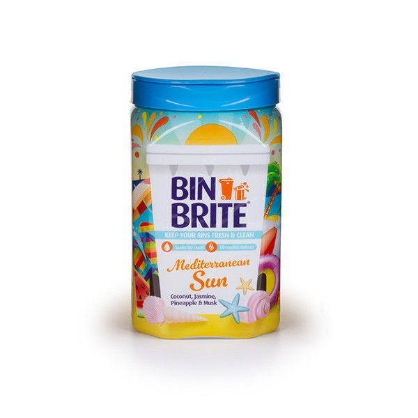 Bin Brite vuilnisbak verfrisser | Mediterranean sun (500 gram)  SBI00180 - 1