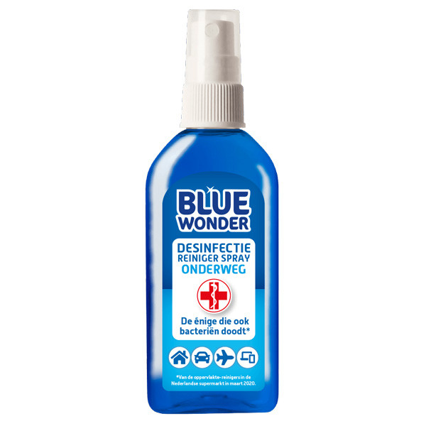 Blue-Wonder Blue Wonder Desinfectie Reiniger Spray Onderweg (100 ml)  SBL00012 - 1