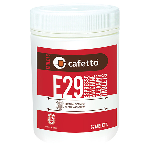 Cafetto E29 Tablets Reinigingstabletten (62 tabletten - 2,9 gram)  SCA00032 - 1