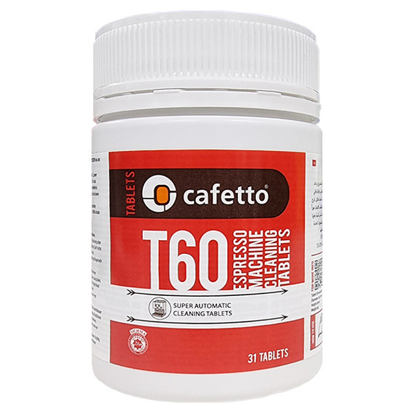 Cafetto T60 Tablets Espressomachine Reinigingstabletten (31 tabletten - 6,0 gram)  SCA00030 - 1