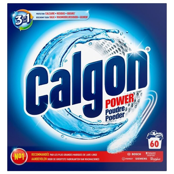 Calgon 3-in-1 Wasmachine Reiniger Power Poeder (1,5 kg)  SCA00015 - 1