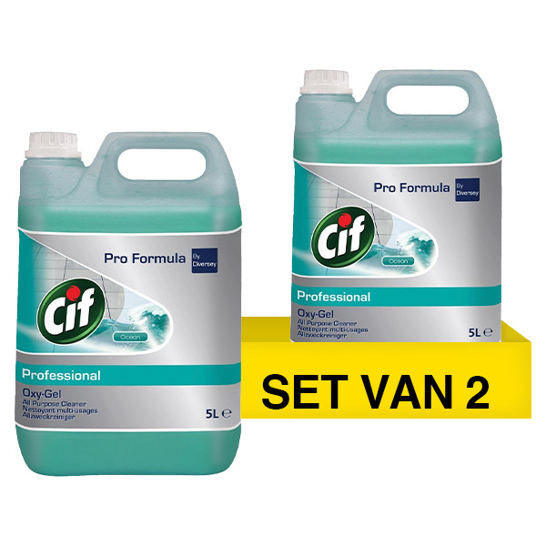 Cif Aanbieding: Cif Allesreiniger Oceaan (2 flessen - 5 liter)  SCI00128 - 1