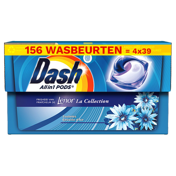 Dash Aanbieding: 4x Dash All in 1 pods Zeebries (4 dozen - 156 wasbeurten)  SDA05040 - 1