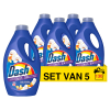 Aanbieding: Dash Platinum Cotton Fresh vloeibaar wasmiddel  1,8 liter (5 flessen - 200 wasbeurten)