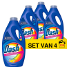 Aanbieding: Dash vloeibaar wasmiddel Color (4 flessen - 128 wasbeurten)