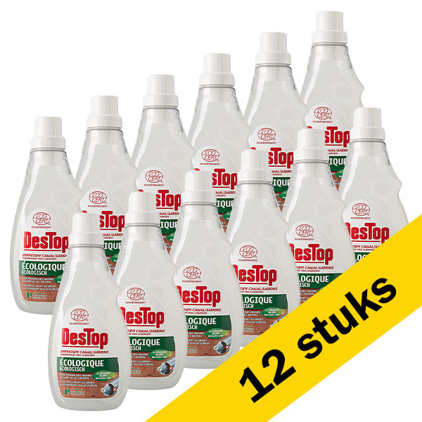 Destop Aanbieding: 12x Destop ontstopper Ecologisch Gel (750 ml)  SDE00117 - 1