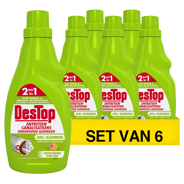 Destop Aanbieding: Destop Bleach Maintainer (6 flessen - 750ML)  SDE01154 - 1