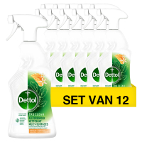 Dettol Aanbieding: 12x Dettol Allesreiniger Tru Clean Mandarijn & Citroenbloesem Spray (500 ml)  SDE01074