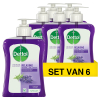 Aanbieding: 6x Dettol Handzeep Verzachtend Lavendel (250 ml)