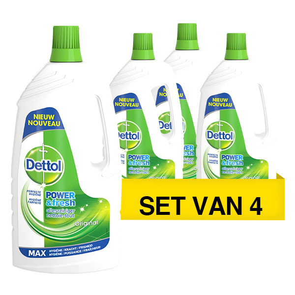 Dettol Aanbieding: Dettol Original Allesreiniger (4 flessen - 1,5 liter)  SDE01144 - 1