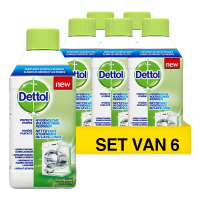 Dettol Aanbieding: Dettol Wasmachine Reiniger (6 flessen - 250 ml)  SDE01072