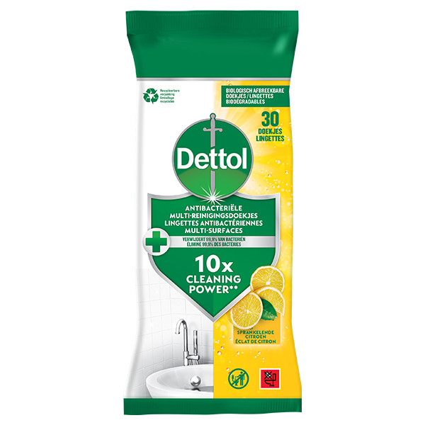 Dettol Schoonmaakdoekjes Citrus (30 doekjes)  SDE01133 - 1