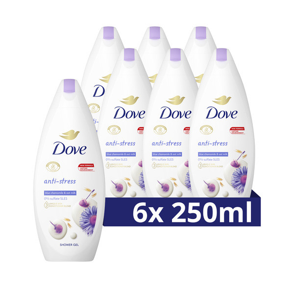 Dove Aanbieding: Dove Douchegel Antistress (6 stuks - 250 ml)  SDO00435 - 1